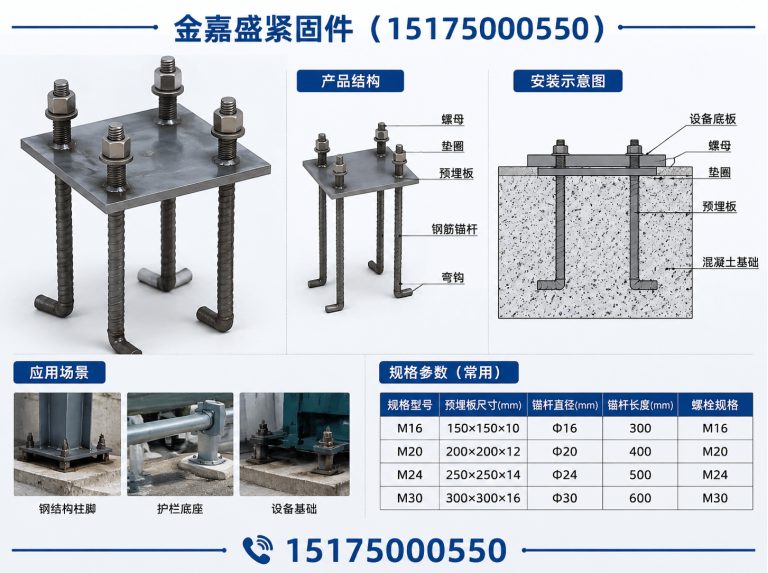 邱县地脚螺栓展示图